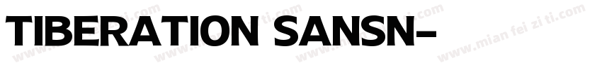 Tiberation Sansn字体转换